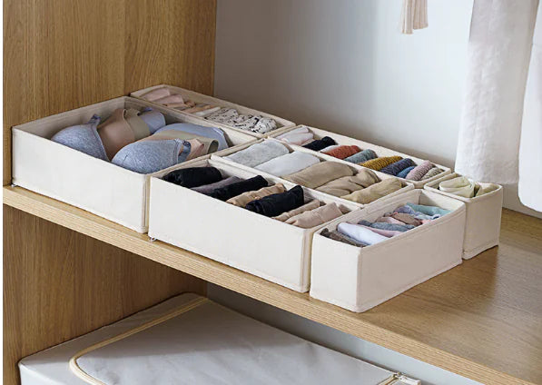 Fabric Drawer Organizer for Clothes and Accessories