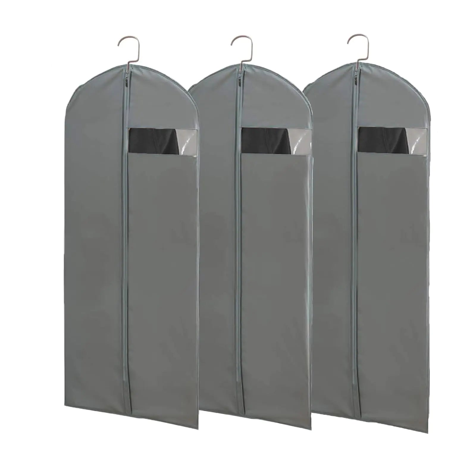 Kimmama Premium Suit & Coat Covers (Set of 3) – Breathable 43" Garment Bags for Wardrobe Protection